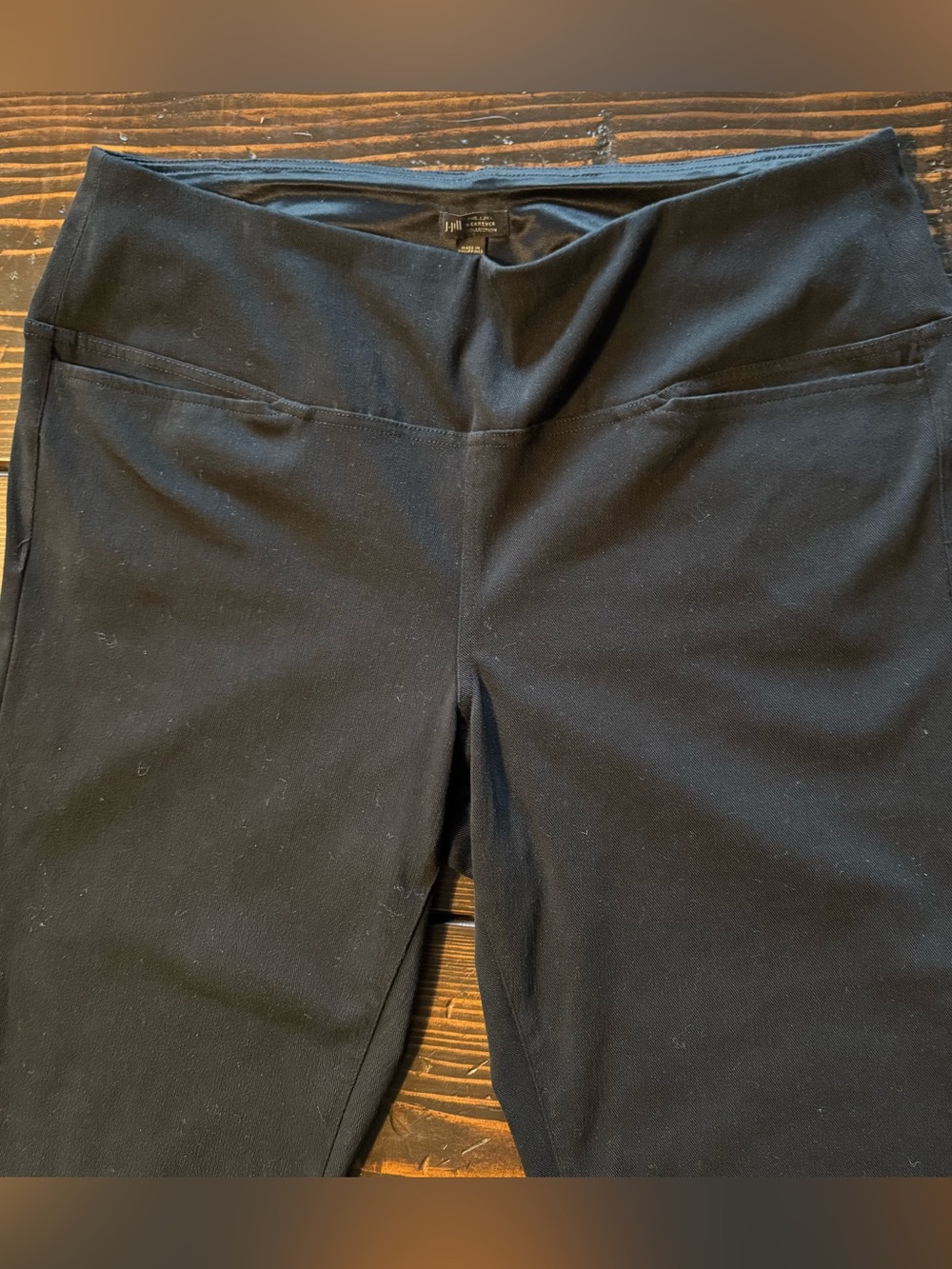 J. Jill Smooth Fit Knit Twill Slim-Leg Pant petite L